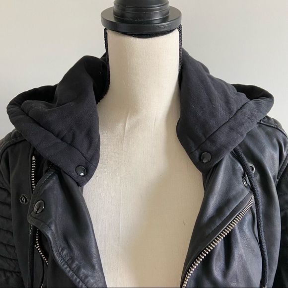 All Saints Men’s Leather Jacket - Picture 4 of 8